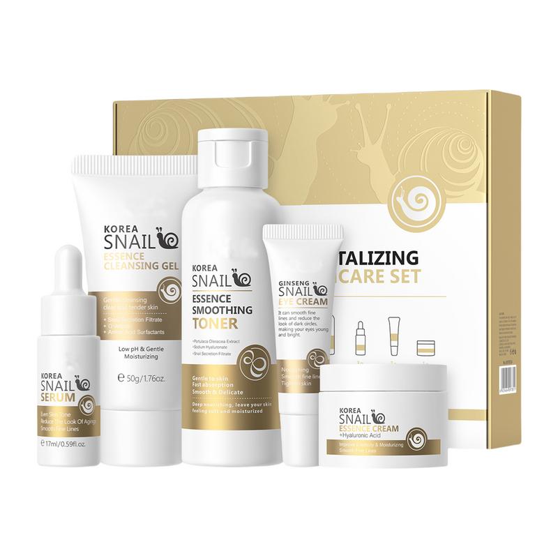 Snail Cream Gel - 5 sztuk zestaw do pielęgnacji skóry