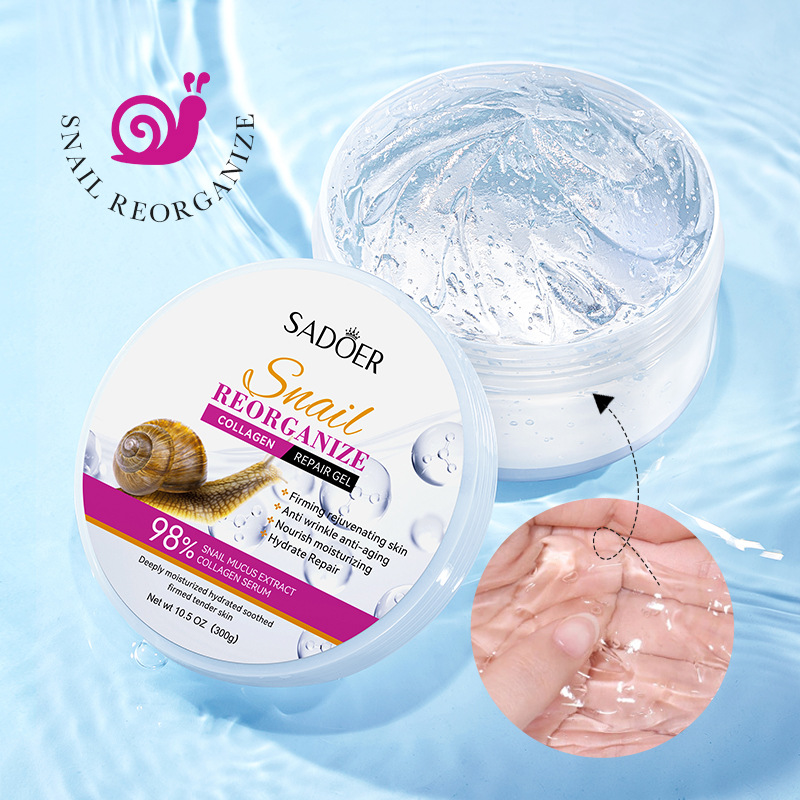 Snail Cream Gel - SADOER Krem do twarzy z kolagenem