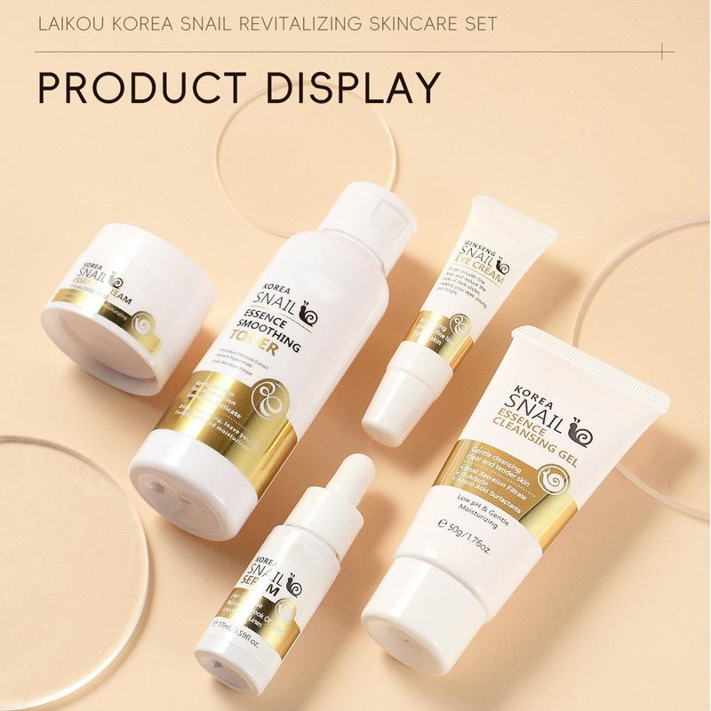 5 sztuk zestaw do pielęgnacji  – Snail Cream Gel recenzja i cena