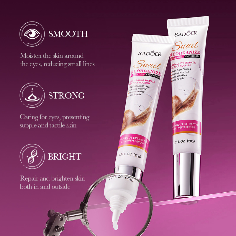SAODER Krem pod oczy z kolagen – Snail Cream Gel recenzja i cena