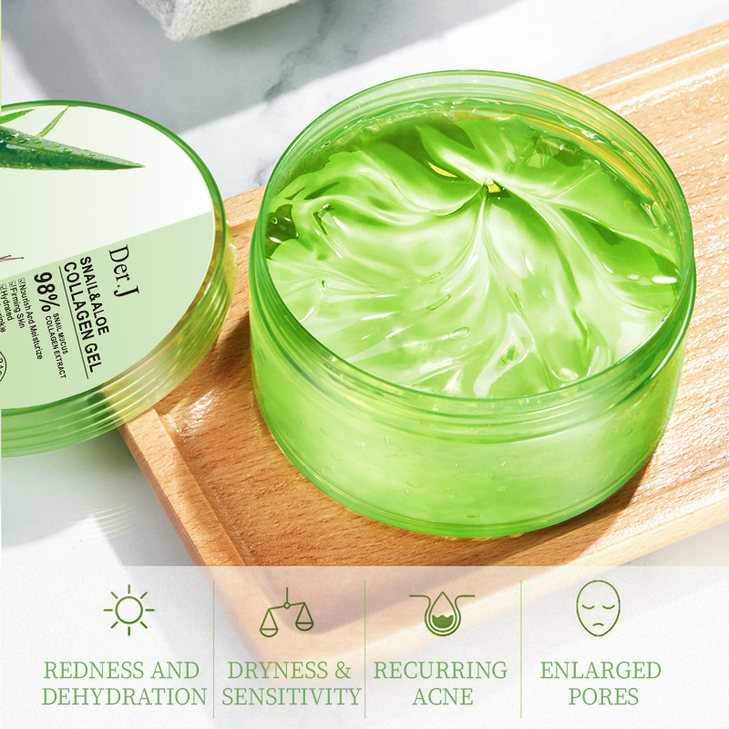 Żel kolagenowy z aloesem i śli – Snail Cream Gel recenzja i cena