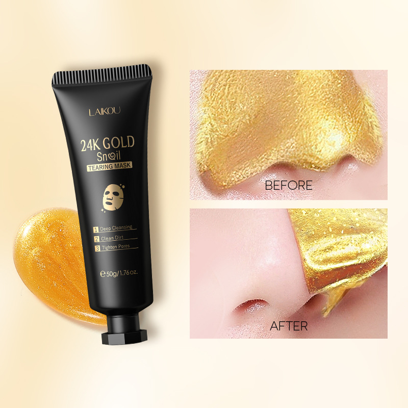 LAIKOU 24K złoto Sakura Peelin – Snail Cream Gel recenzja i cena